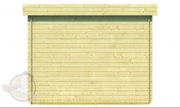 Blokhut Novalie achterzijde