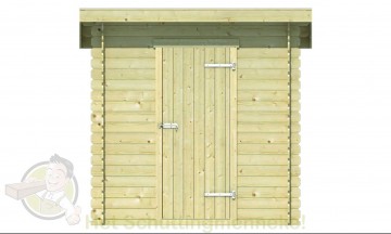 Blokhut Eigo voorzijde