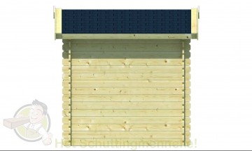 Blokhut Richard zijaanzicht links