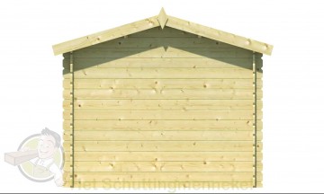 Blokhut Gitte achterzijde