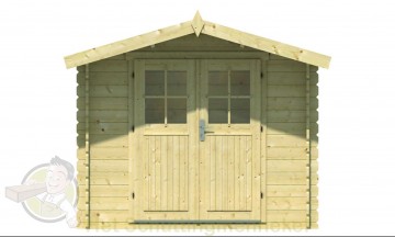 Blokhut Gitte voorzijde