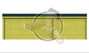 Blokhut Anton achterzijde