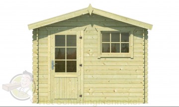 Blokhut Sten voorzijde