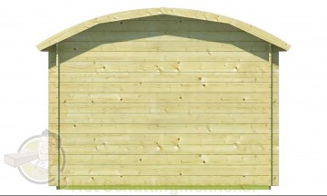 Blokhut Klair achterzijde