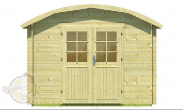 Blokhut Klair voorzijde