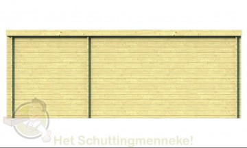 Blokhut Flow achterzijde