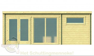 Blokhut Flow voorzijde