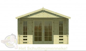 Blokhut Sanstrov voorzijde