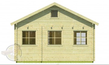 Tuinhuis Edelweiss zijkant