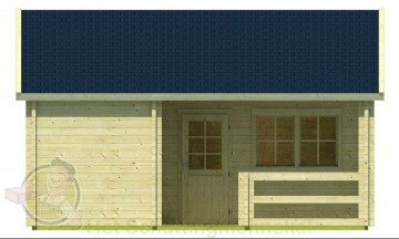 Tuinhuis Edelweiss voorkant