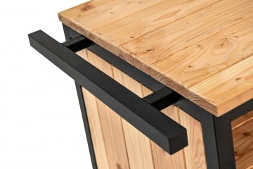 detail buitenkeueken Acero handgreep