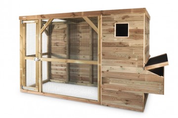 Kippenhok toon   voldux   houten kippenhok   5022 2