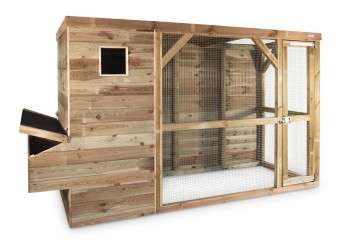 Kippenhok toon   voldux   houten kippenhok   5023 2