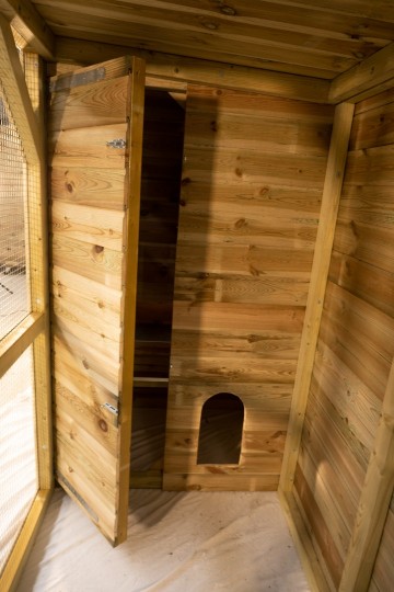 Kippenhok toon   voldux   houten kippenhok   5023 5