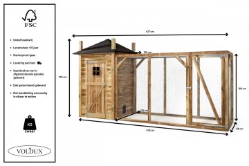 Volduxkippenhok hooiberg eline xl87205691622004
