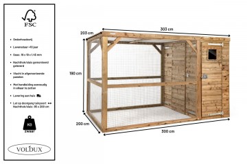 Volduxvoliere timorechts872056917312111
