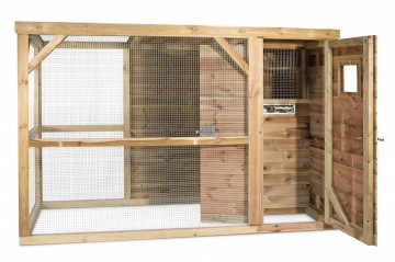 Voliere toon   voldux   houten voliere   5020 3