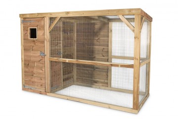 Voliere toon   voldux   houten voliere   5021